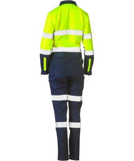 Picture of Bisley,Women's Taped Hi Vis Cotton Drill Coverall